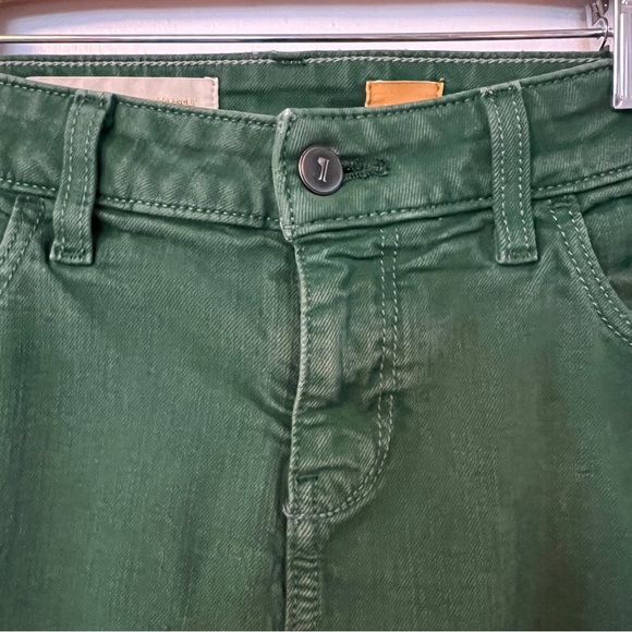 Anthropologie Pilcro and the Letterpress Green Women's Jeans Skinny Low Cut Stet - Picture 5 of 14